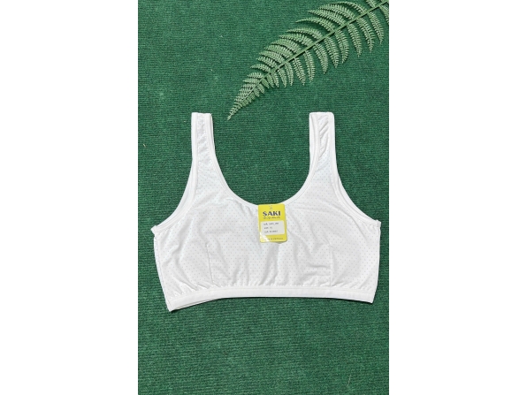 ÁO LÁ SAKI 168 - TRẮNG 